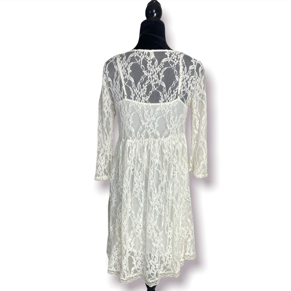 Free People Lace Mini Dress - Picture 7 of 16